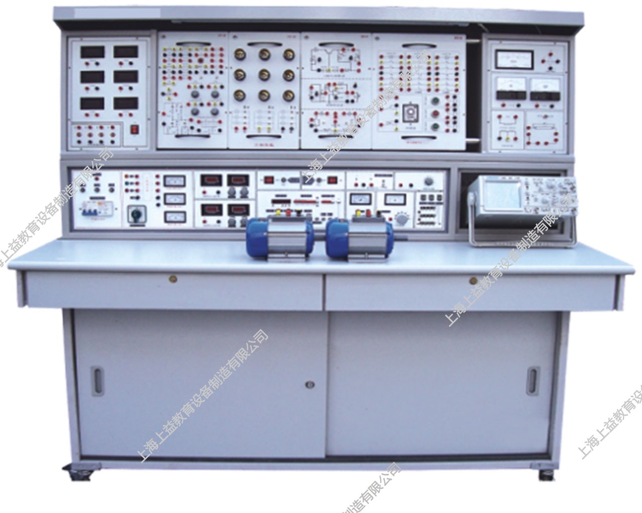 SYGL-528D	立式電工、模電、數(shù)電、電氣控制實驗臺（帶直流電機實驗