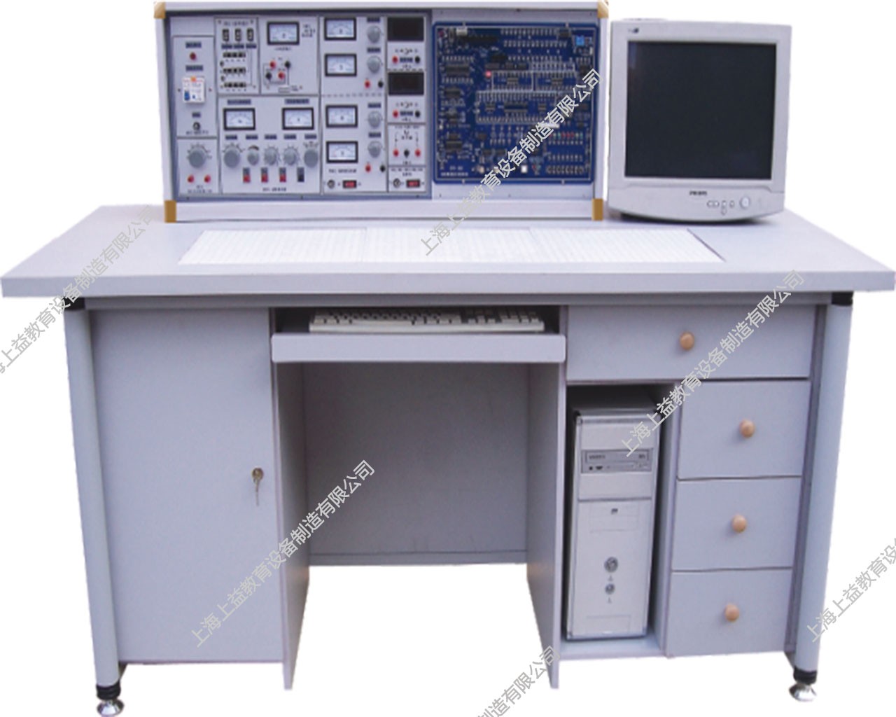 SYBK-535F	模電、數(shù)電、微機(jī)接口電路、微機(jī)應(yīng)用綜合實(shí)驗(yàn)室成套設(shè)備